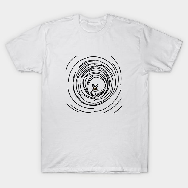 Bitcoin Rabbit Hole T-shirt T-Shirt by Bitcoin Citadels